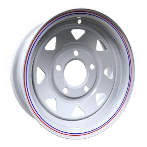Envy Wheels – Trailer Steel – White – 12″x4″ -3mm – All weather Wheels – 100WS-12545